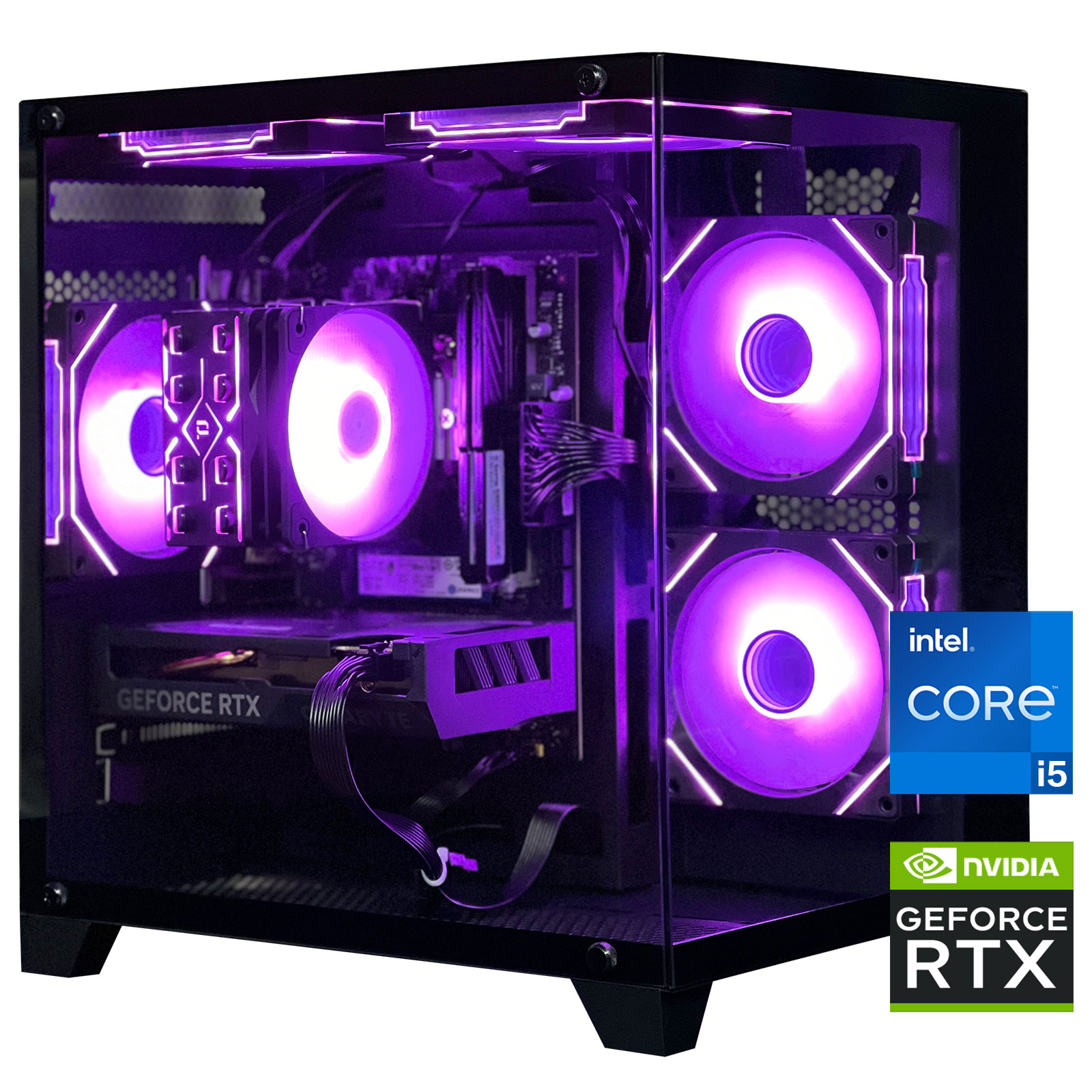 AOACE Gaming PC Desktop INTEL Core i5 12400F 2.5 GHz, NVIDIA RTX 4060 ...